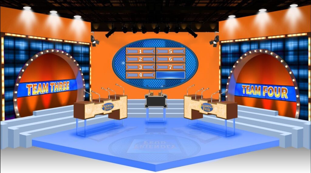 virtual friendly feud stage