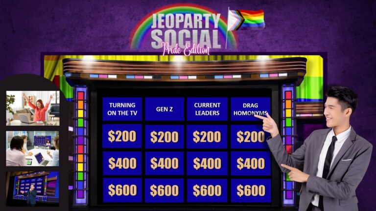 Virtual Jeoparty Social Pride Edition