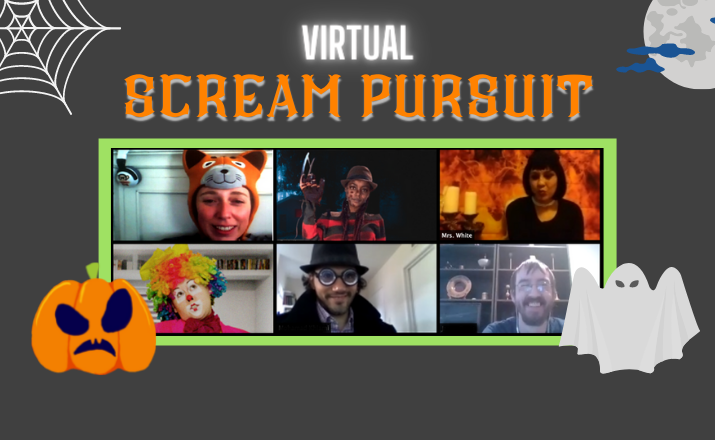 Virtual Scream Pursuit Halloween Team Building Header Image 1 Virtual Scream Pursuit Halloween Team Building activity